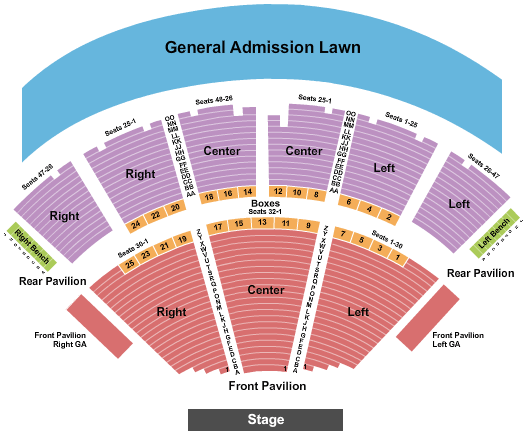 Hunter Pavilion At Ravinia Quiet Celebration Seating Chart